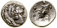 drachma 334–323 pne, Sardes, Aw: Głowa Heraklesa