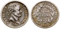 1/2 franka (demi franc) 1811 B, Rouen, srebro, 2