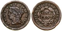 1 cent 1854, Filadelfia, typ Liberty Head, mecha