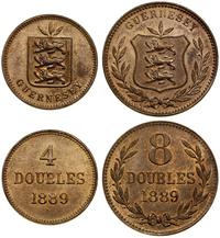 Wielka Brytania, zestaw 4 monet, 1889 H