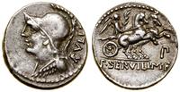 denar 100 pne, Rzym, Aw: Popiersie Minerwy w heł
