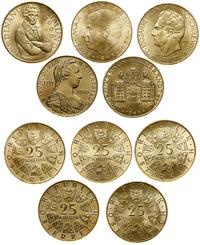 zestaw 5 monet, Wiedeń, w zestawie 5 x 25 szylin