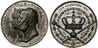medal koronacyjny 1861, Aw: Głowy Wilhelma i Aug