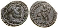 follis 300–303, Ticinum, Aw: Głowa cesarza w pra