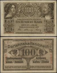 100 marek 4.04.1918, Kowno, numeracja 3743914, l