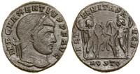 follis 309–312, Ostia, Aw: Głowa cesarza w prawo
