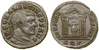 follis 307–310, Aquileia, Aw: Głowa cesarza w wi