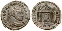 follis 308–310, Rzym, Aw: Głowa cesaraza w prawo