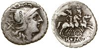 denar serratus 209–208 pne, Rzym, Aw: Głowa Romy