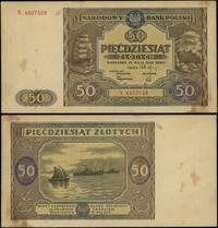 50 złotych 15.05.1946, seria N, numeracja 440752