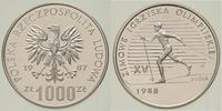 1.000 złotych 1987, Warszawa, XV Zimowe Igrzyska