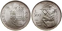 San Marino, 500 lirów, 1981