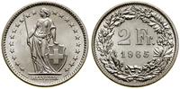 2 franki 1965 B, Berno, piękne, HMZ 2-1202vv
