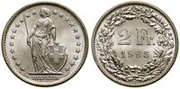 2 franki 1965 B, Berno, piękne, HMZ 2-1202vv