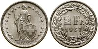 2 franki 1967 B, Berno, piękne, HMZ 2-1202ww