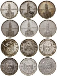Niemcy, zestaw: 10 x 5 marek, 1934