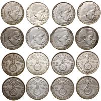 Niemcy, zestaw: 20 x 2 marki, 1937–1939