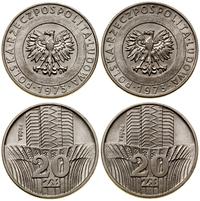 Polska, 2 x 20 złotych, 1973