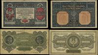 zestaw 2 banknotów 1916–1922, 100 marek polskich