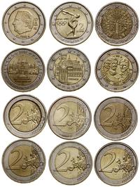 Europa - różne, zestaw: 6 x 2 euro, 2000–2011