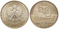 100.000 złotych 1990, Solidarność, srebro 31.43 