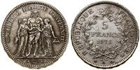 5 franków 1873 A, Paryż, srebro próby 900, 25.05