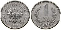 Polska, 1 złoty (DESTRUKT MENNICZY), 1986