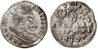 trojak 1596, Wilno, typ monety z herbem Chalecki