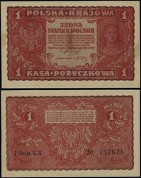1 marka polska 23.08.1919, seria I-KX, numeracja
