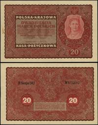 20 marek polskich 23.08.1919, seria II-DU, numer