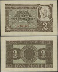 2 złote 1.03.1940, seria B, numeracja 7201964, u