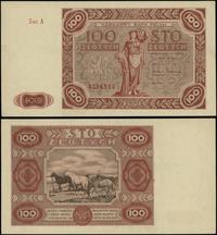 100 złotych 15.07.1947, seria A, numeracja 35869