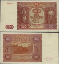 100 złotych 15.05.1946, seria J, numeracja 55616