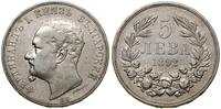 5 lewów 1892, Kremnica, srebro próby 900, 24.78 