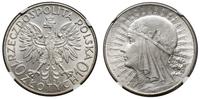10 złotych 1932, Anglia, głowa kobiety w czepcu 