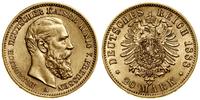20 marek  1888 A, Berlin, złoto, 7.95 g, ładne, 