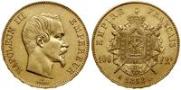 100 franków 1858 A, Paryż, złoto, 32.28 g, nakła