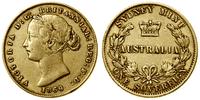 1 suweren (funt) 1866, Sydney, złoto, 7.98 g, Fr