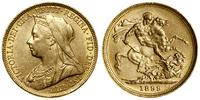 1 suweren (funt) 1899 S, Sydney, złoto, 7.98 g, 