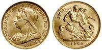 1/2 suwerena (1/2 funta) 1900, Londyn, złoto, 4.