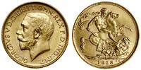 1 suweren (funt) 1918 P, Perth, złoto, 7.97 g, p