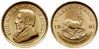 1/10 krugeranda 1981, złoto, 3.41 g, piękne, Fr.