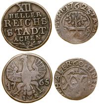 zestaw 2 monet, 12 halerzy 1765 IK (Akwizgran / 