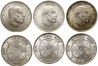 lot 3 x 100 peset 1966, Madryt, srebro próby 800