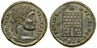 follis 326–327, Siscia, Aw: Głowa cesarza w praw