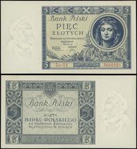 5 złotych 2.01.1930, seria DV, numeracja 5600521