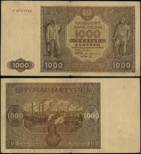 1.000 złotych 15.01.1946, seria F, numeracja 075