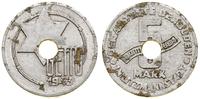 5 marek 1943, Łódź, aluminium, 1.52 g, moneta pr