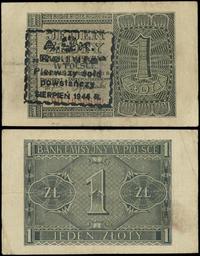 1 złoty 1.08.1941, seria BD, numeracja 7683639, 