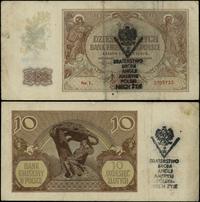 10 złotych 1.03.1940, seria L, numeracja 2705733
